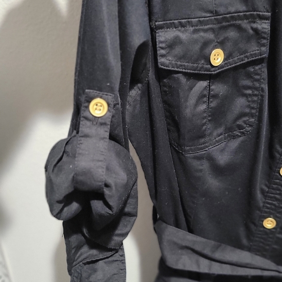 Chartes Club button up black dress - Picture 4 of 8